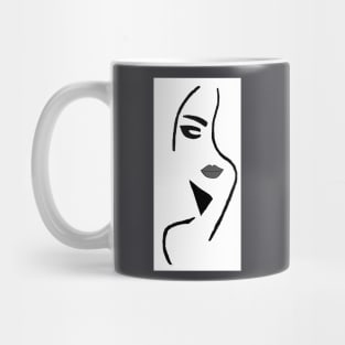 Femme Fatale (black and white version) Mug